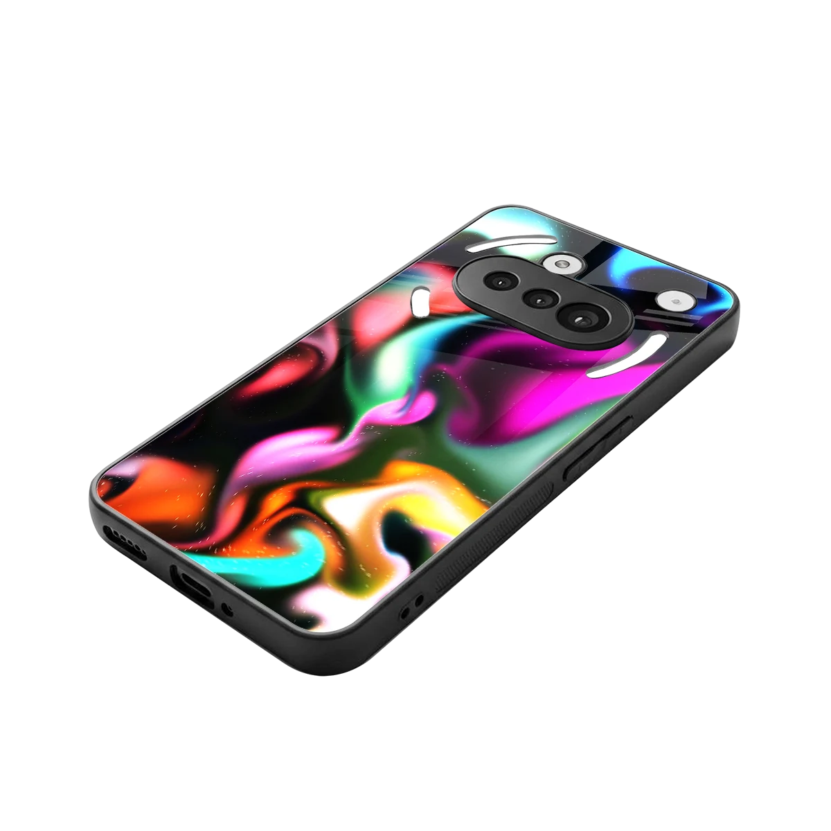Aurora Glow stylish phone case for nothing phone 3a | glossy glass and slim fit