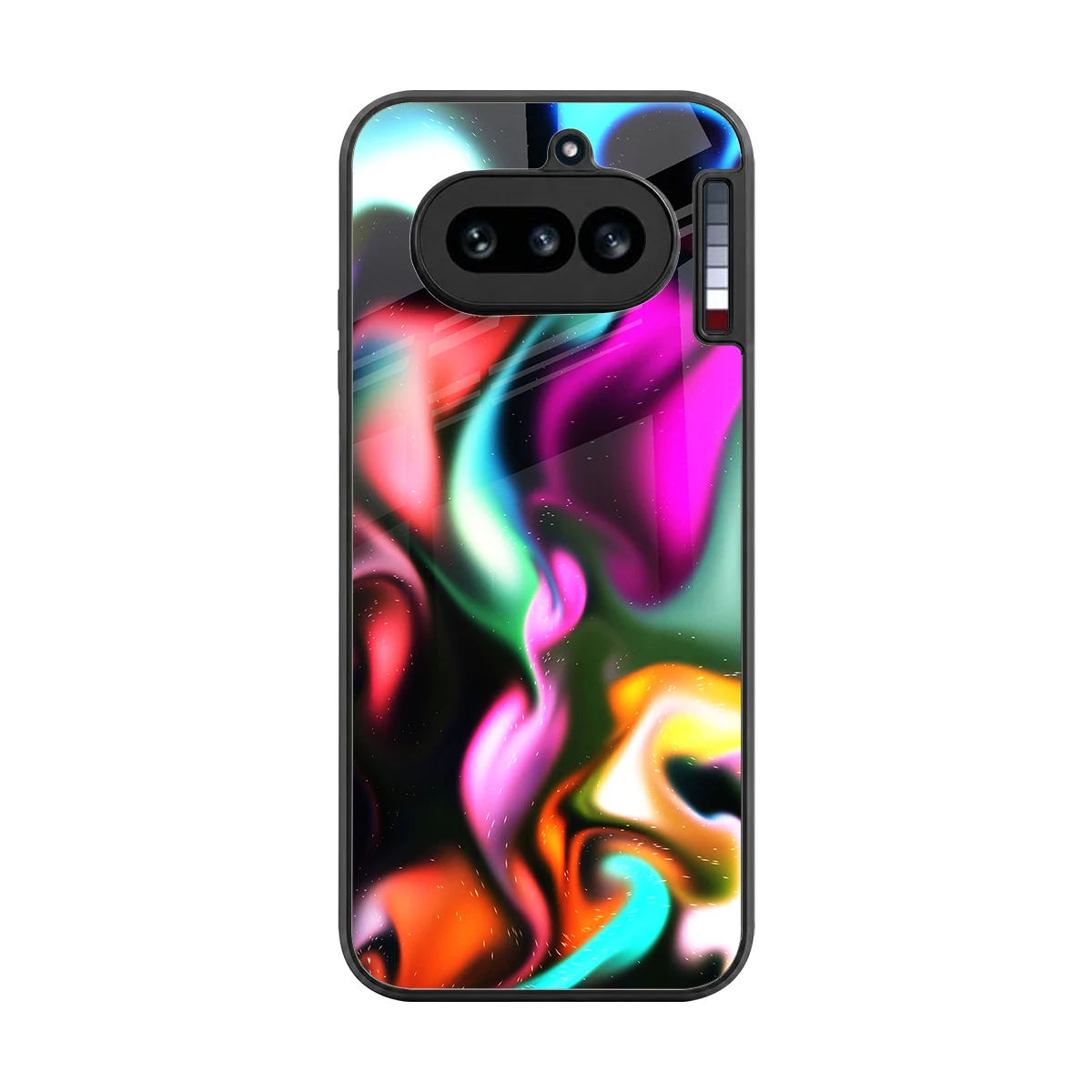 Aurora Glow back phone cover | glass case for nothing phone 4a