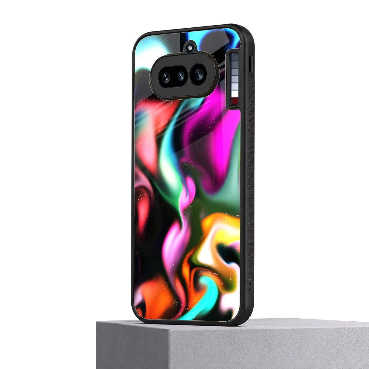 Aurora Glow nothing phone 4a mobile cover | shockproof glass phone case