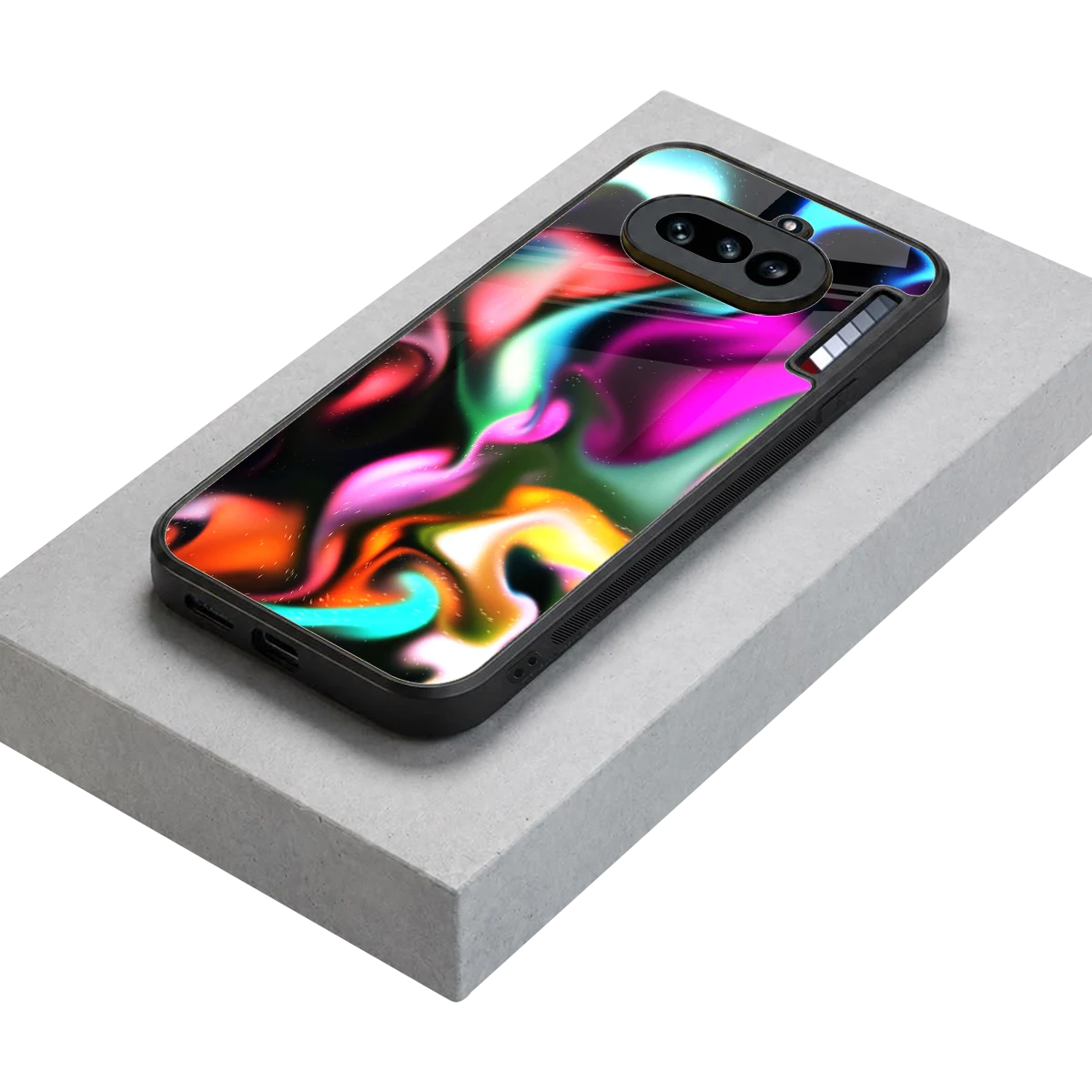 Aurora Glow stylish phone case for nothing phone 4a | glossy glass and slim fit