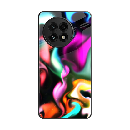 Aurora Glow back phone cover | glass case for oneplus 13r