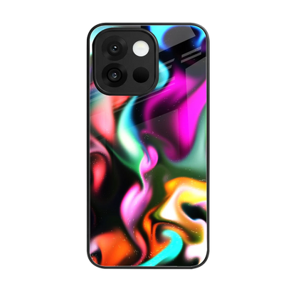 Aurora Glow back phone cover | glass case for oneplus 13s