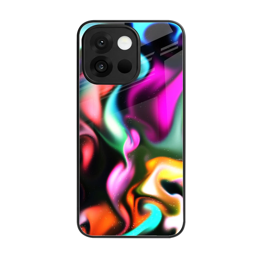 Aurora Glow back phone cover | glass case for oneplus 13s