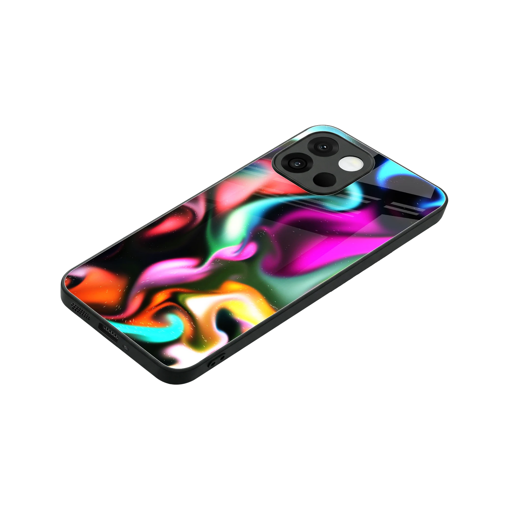 Aurora Glow stylish phone case for oneplus 13s | glossy glass and slim fit