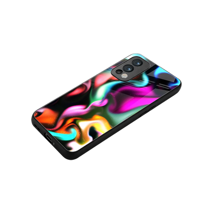 Aurora Glow stylish phone case for oneplus nord 2 | glossy glass and slim fit