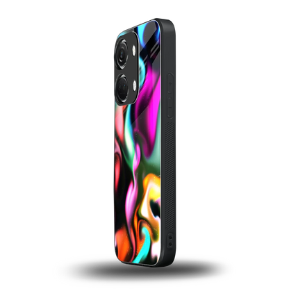 Aurora Glow oneplus nord 3 mobile cover | shockproof glass phone case