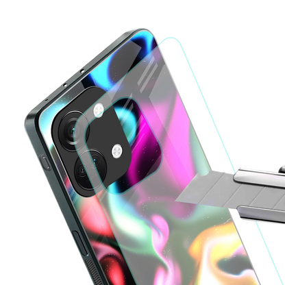 Aurora Glow stylish phone case for oneplus nord 3 | glossy glass and slim fit