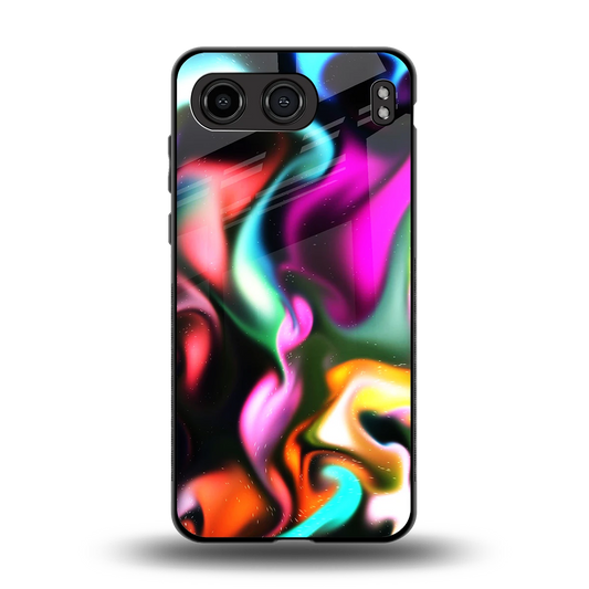 Aurora Glow back phone cover | glass case for oneplus nord 4