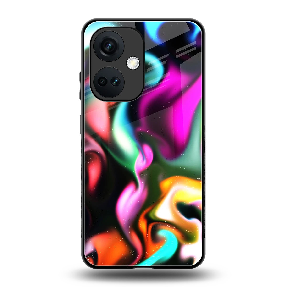 Aurora Glow back phone cover | glass case for oneplus nord ce 3