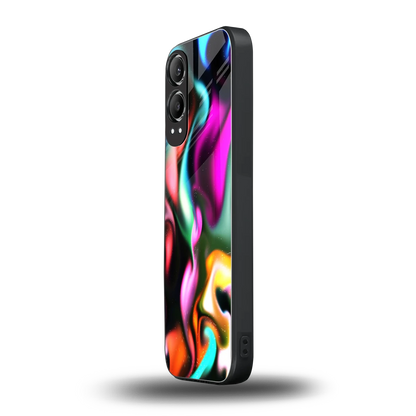 Aurora Glow oneplus nord ce 4 lite mobile cover | shockproof glass phone case