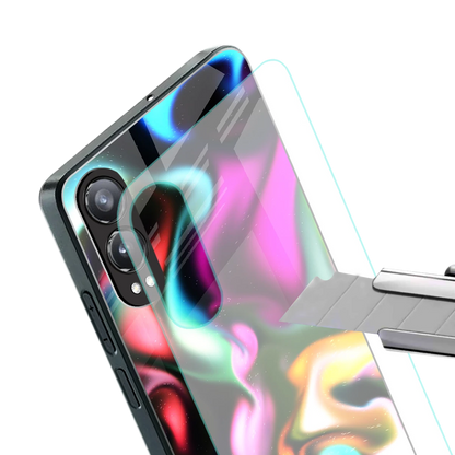 Aurora Glow stylish phone case for oneplus nord ce 4 lite | glossy glass and slim fit