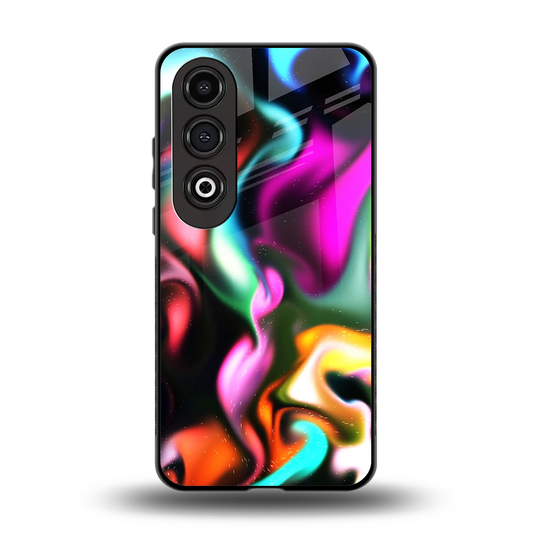 Aurora Glow back phone cover | glass case for oneplus nord ce 4