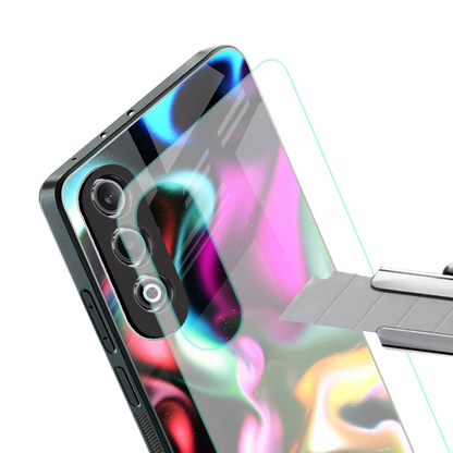 Aurora Glow stylish phone case for oneplus nord ce 4 | glossy glass and slim fit