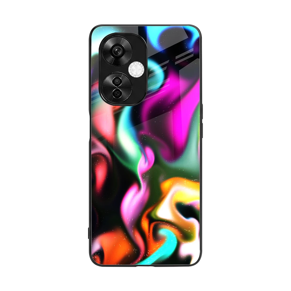 Aurora Glow back phone cover | glass case for oneplus nord ce 3 lite