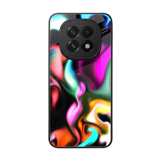Aurora Glow back phone cover | glass case for oppo f29 5g