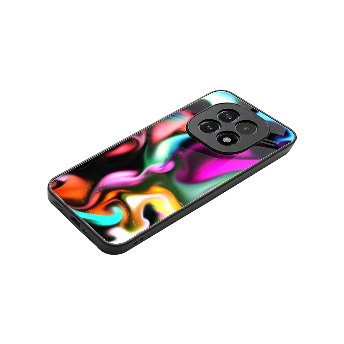 Aurora Glow stylish phone case for oppo f29 5g | glossy glass and slim fit