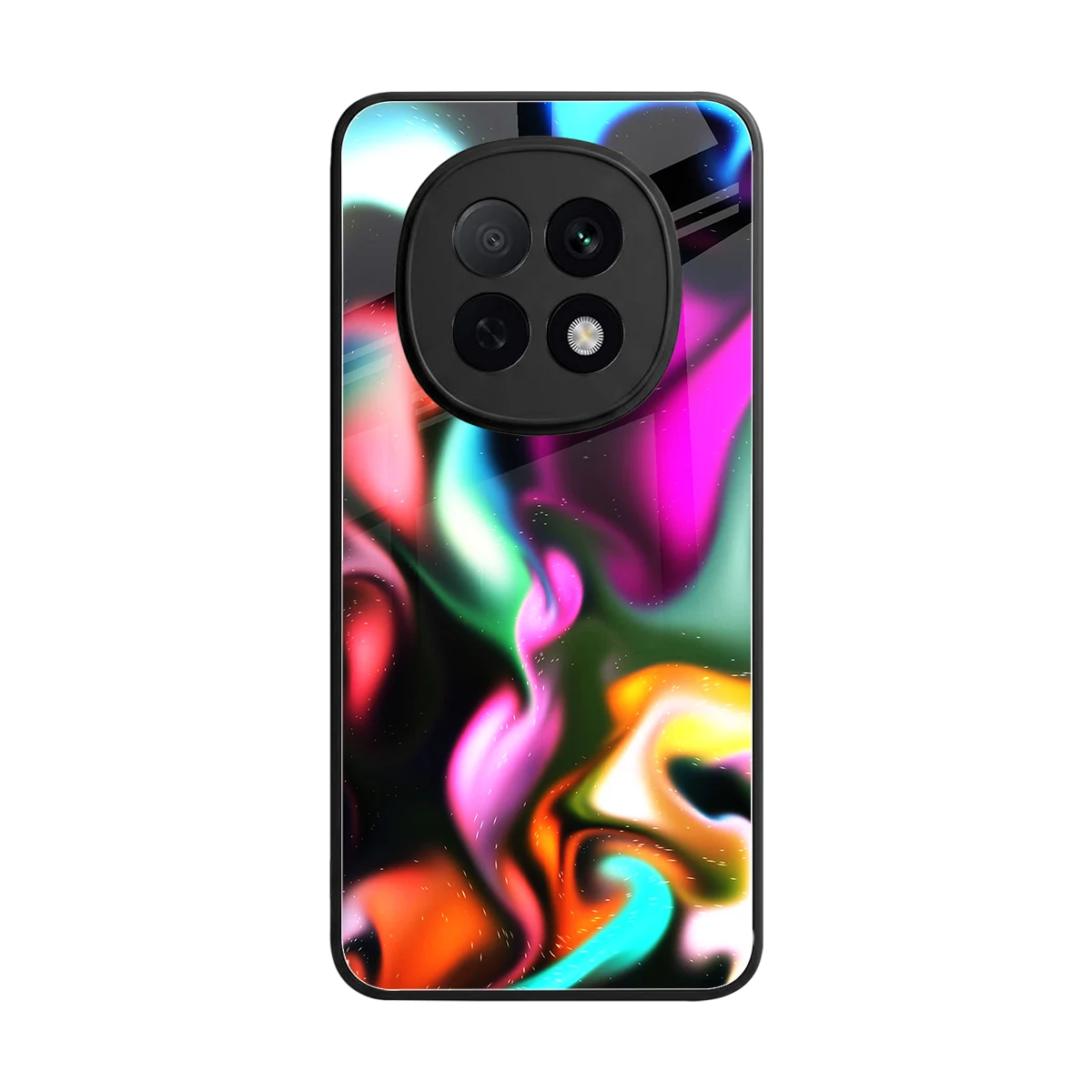 Aurora Glow back phone cover | glass case for oppo f29 pro 5g