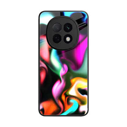 Aurora Glow back phone cover | glass case for oppo f29 pro 5g