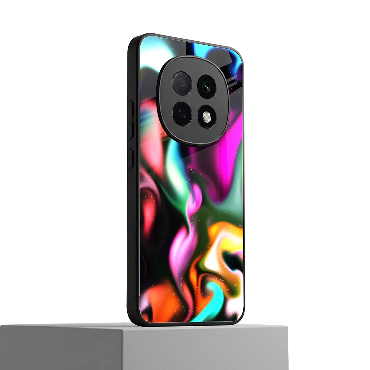 Aurora Glow oppo f29 pro 5g mobile cover | shockproof glass phone case