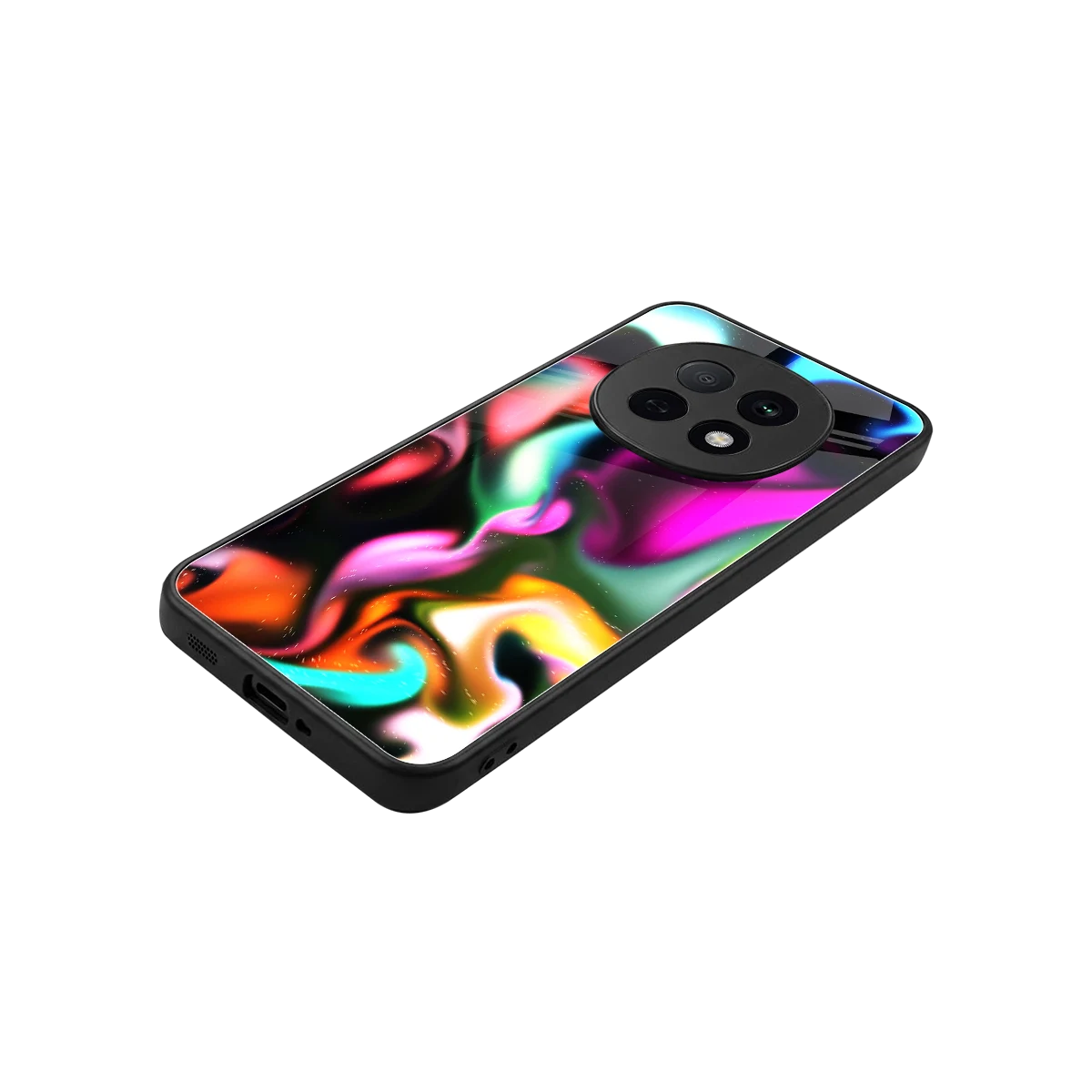 Aurora Glow stylish phone case for oppo f29 pro 5g | glossy glass and slim fit