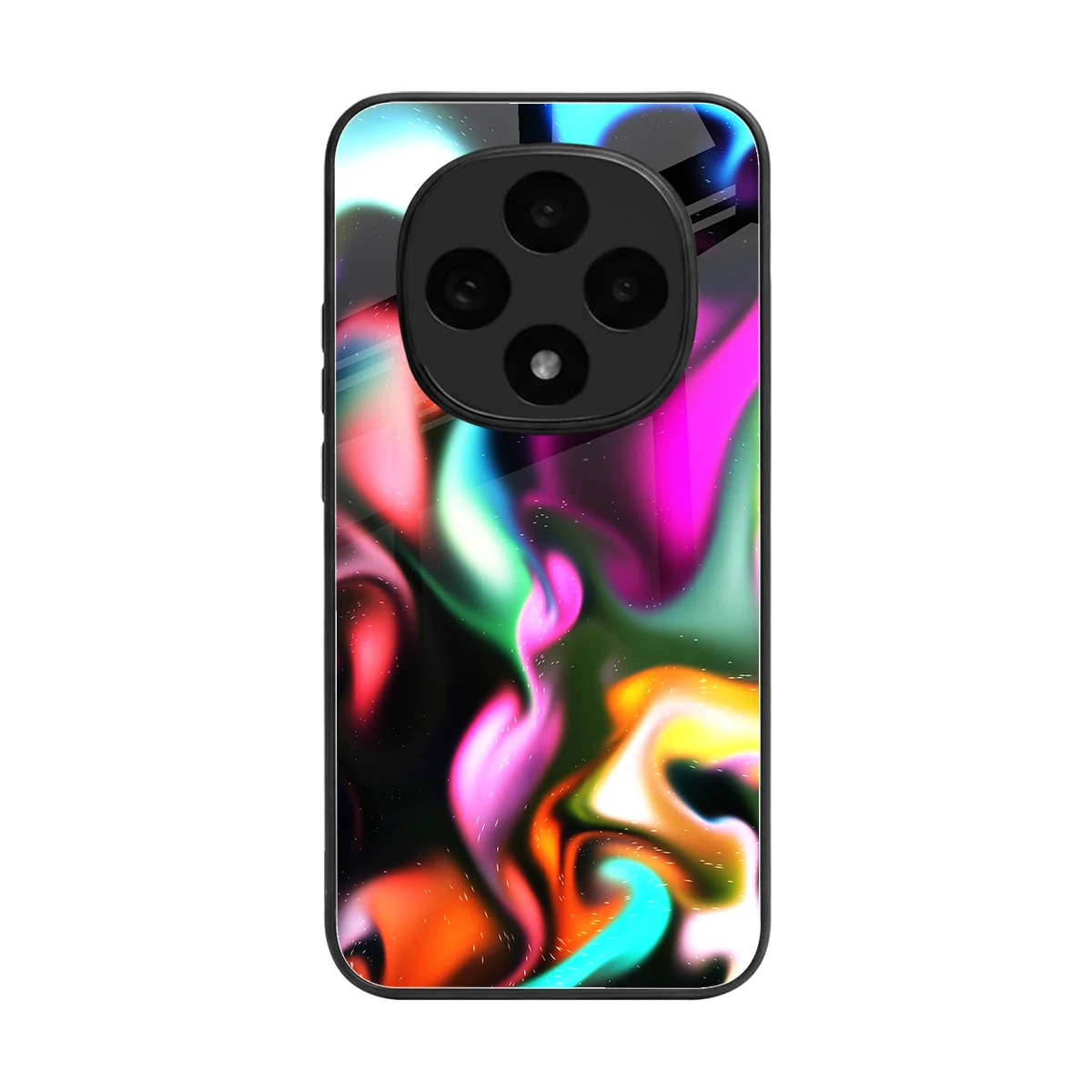 Aurora Glow back phone cover | glass case for oppo f31 pro 5g