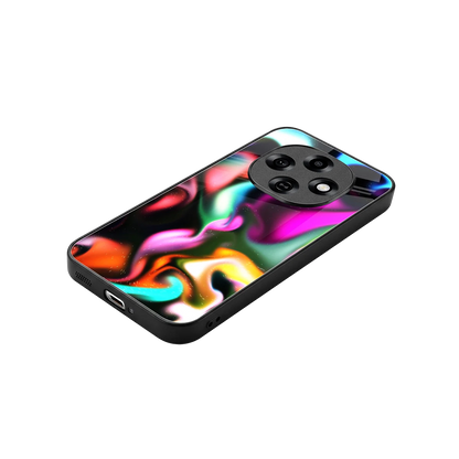 Aurora Glow stylish phone case for oppo f31 pro 5g | glossy glass and slim fit