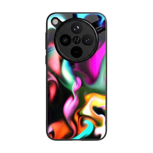 Aurora Glow back phone cover | glass case for oppo find x8