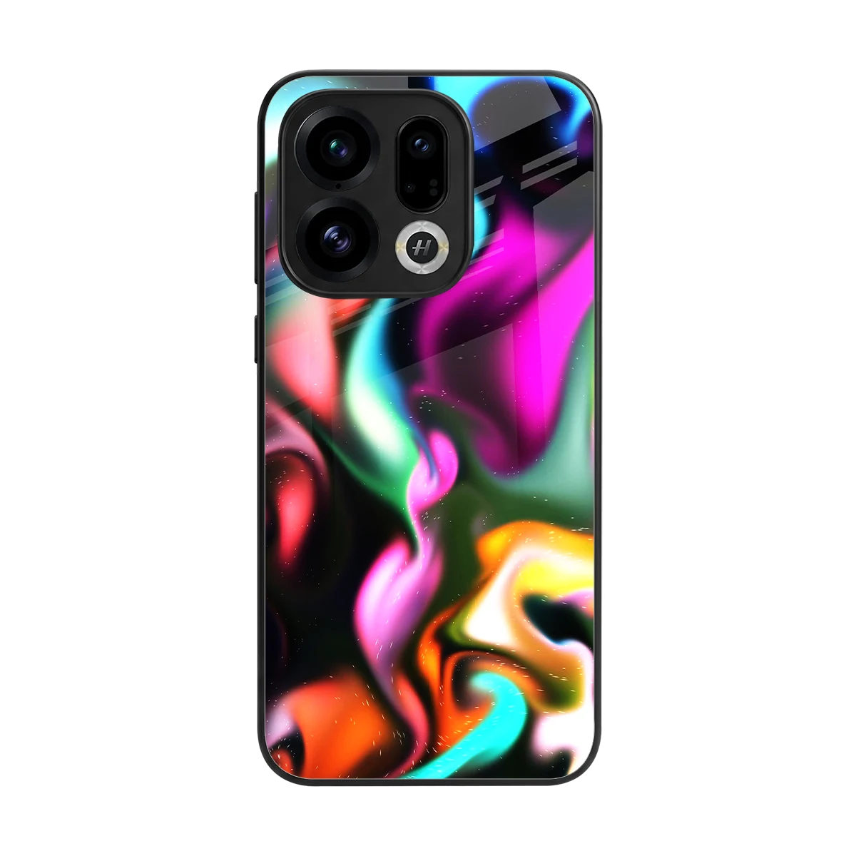 Aurora Glow back phone cover | glass case for oppo find x9