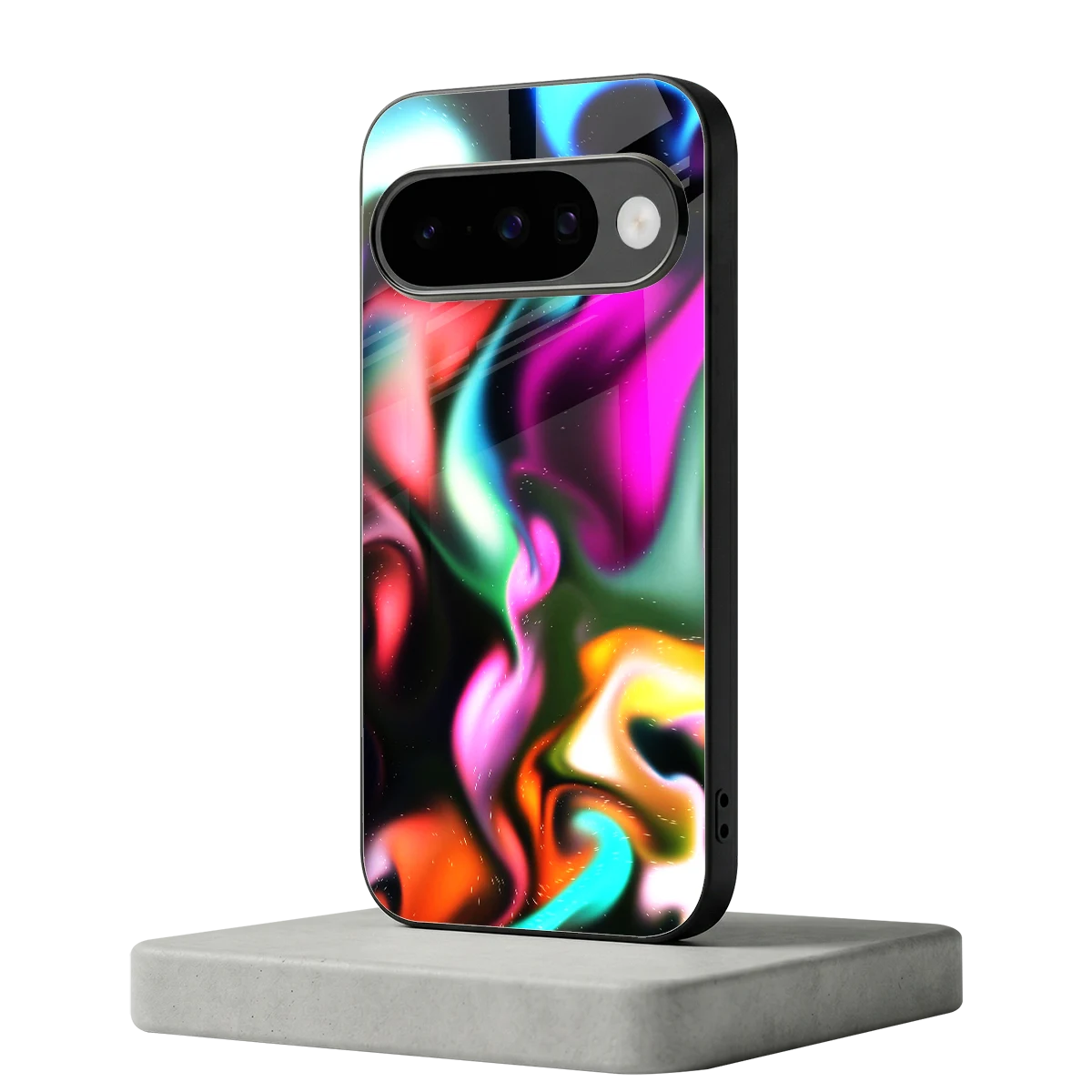 Aurora Glow google pixel 10 mobile cover | shockproof glass phone case