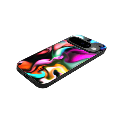 Aurora Glow stylish phone case for google pixel 10 | glossy glass and slim fit