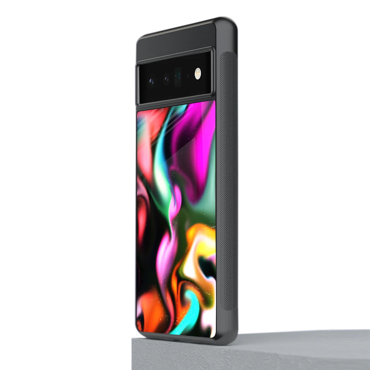 Aurora Glow stylish phone case for google pixel 6 pro | glossy glass and slim fit