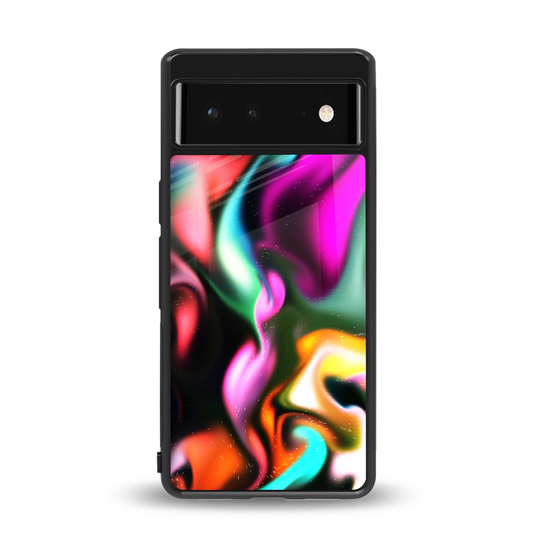 Aurora Glow back phone cover | glass case for google pixel 6