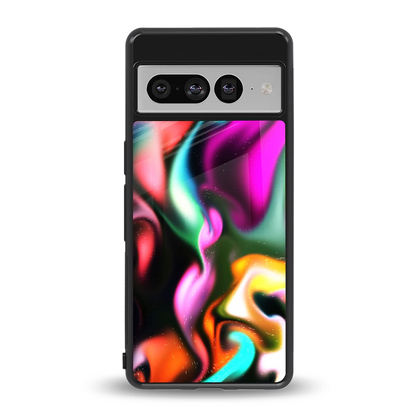 Aurora Glow back phone cover | glass case for google pixel 7 pro