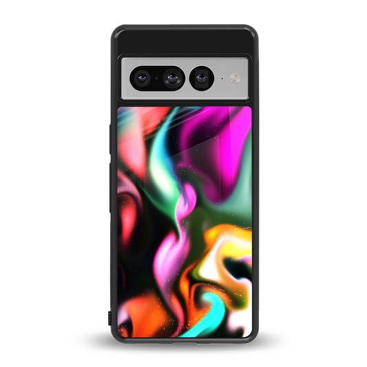 Aurora Glow back phone cover | glass case for google pixel 7 pro