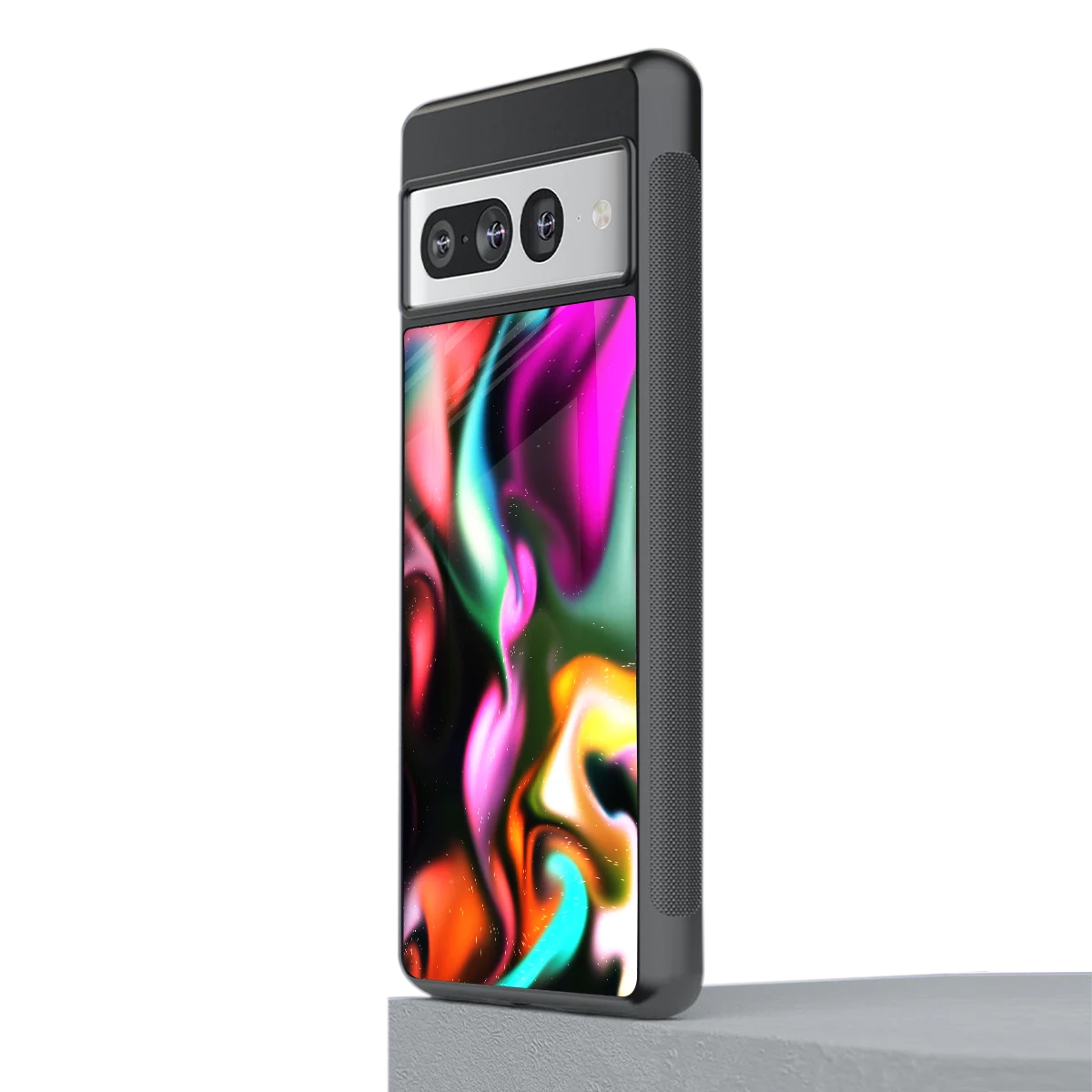 Aurora Glow stylish phone case for google pixel 7 pro | glossy glass and slim fit