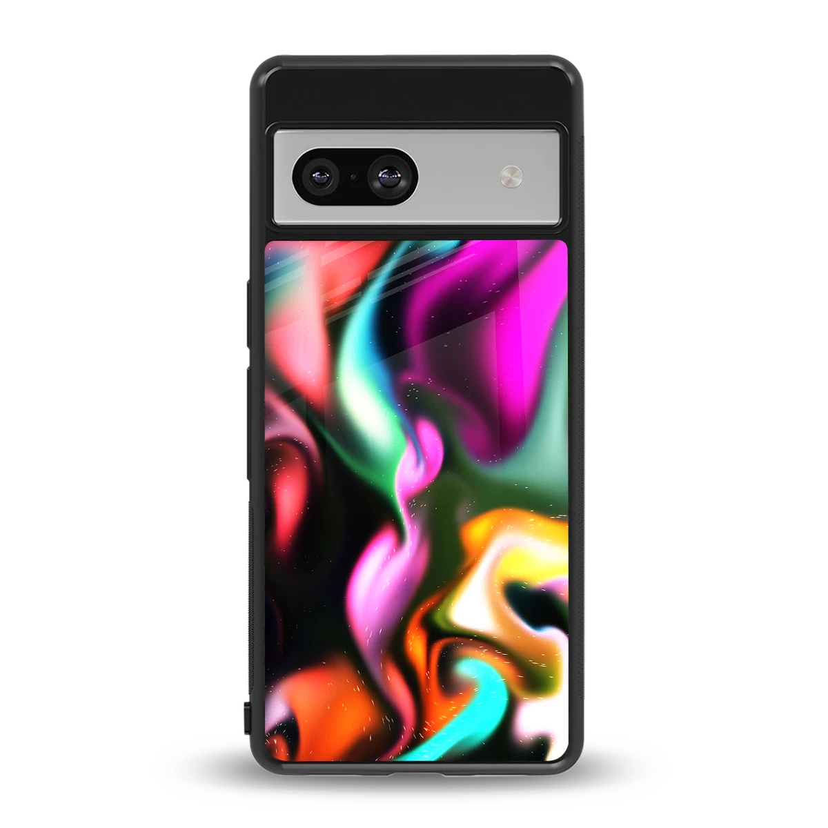 Aurora Glow back phone cover | glass case for google pixel 7