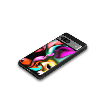 Aurora Glow google pixel 7 mobile cover | shockproof glass phone case