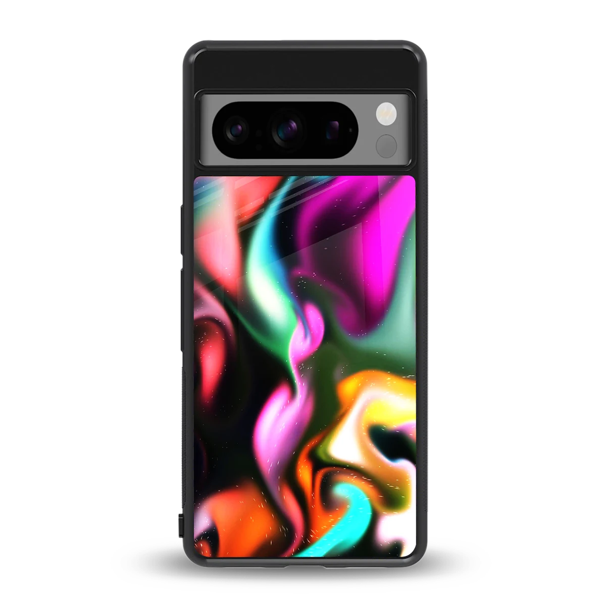 Aurora Glow back phone cover | glass case for google pixel 8 pro
