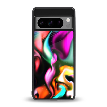 Aurora Glow back phone cover | glass case for google pixel 8 pro