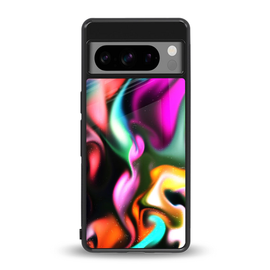 Aurora Glow back phone cover | glass case for google pixel 8 pro