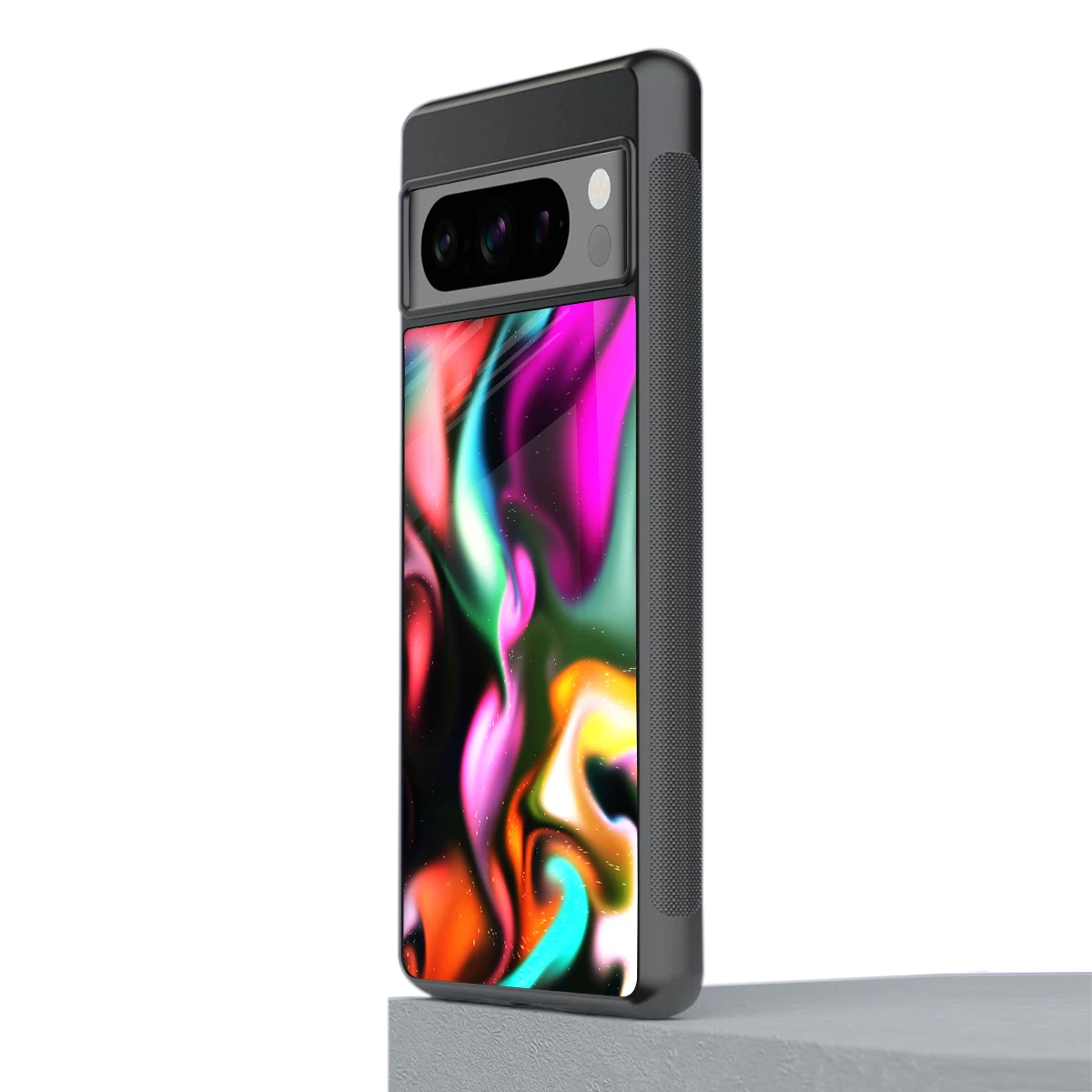 Aurora Glow stylish phone case for google pixel 8 pro | glossy glass and slim fit
