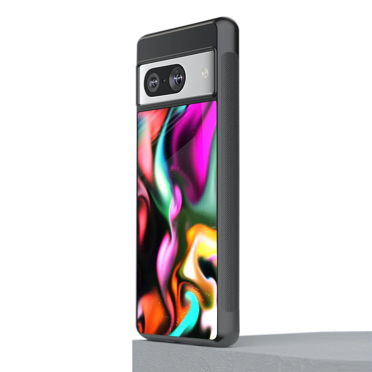 Aurora Glow stylish phone case for google pixel 8 | glossy glass and slim fit