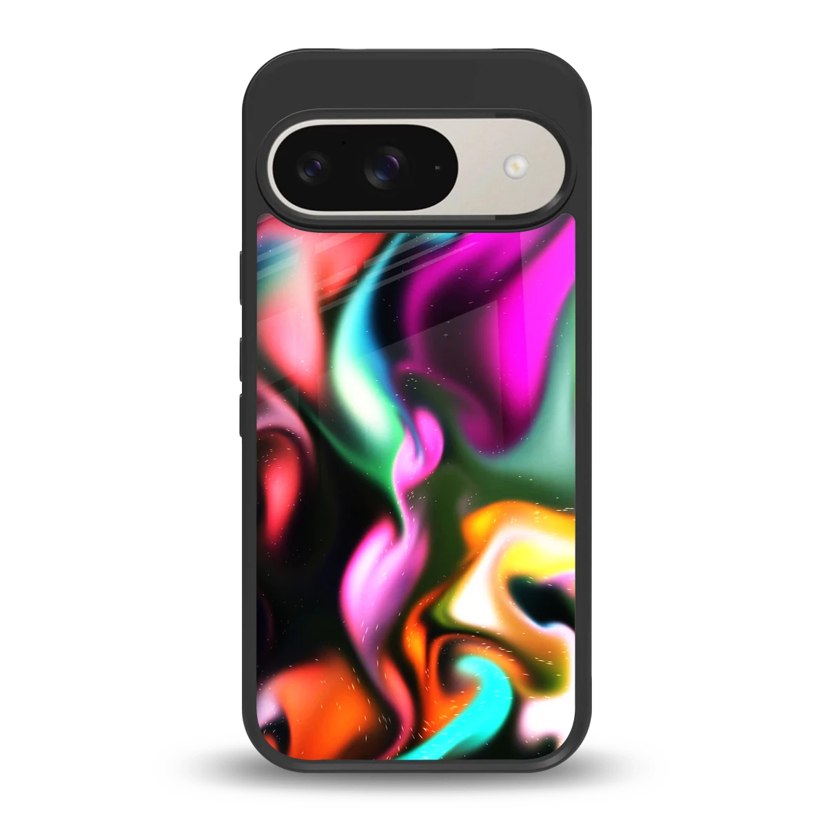 Aurora Glow back phone cover | glass case for google pixel 9