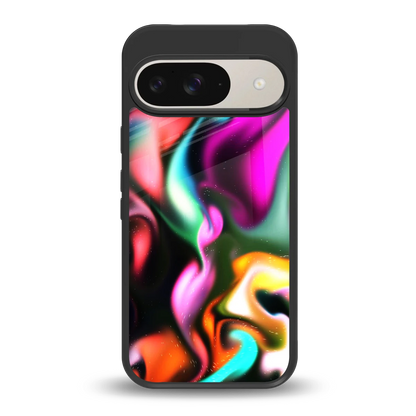 Aurora Glow back phone cover | glass case for google pixel 9