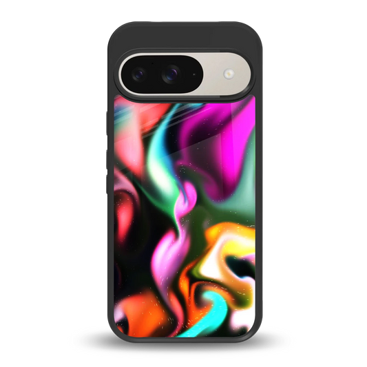 Aurora Glow back phone cover | glass case for google pixel 9