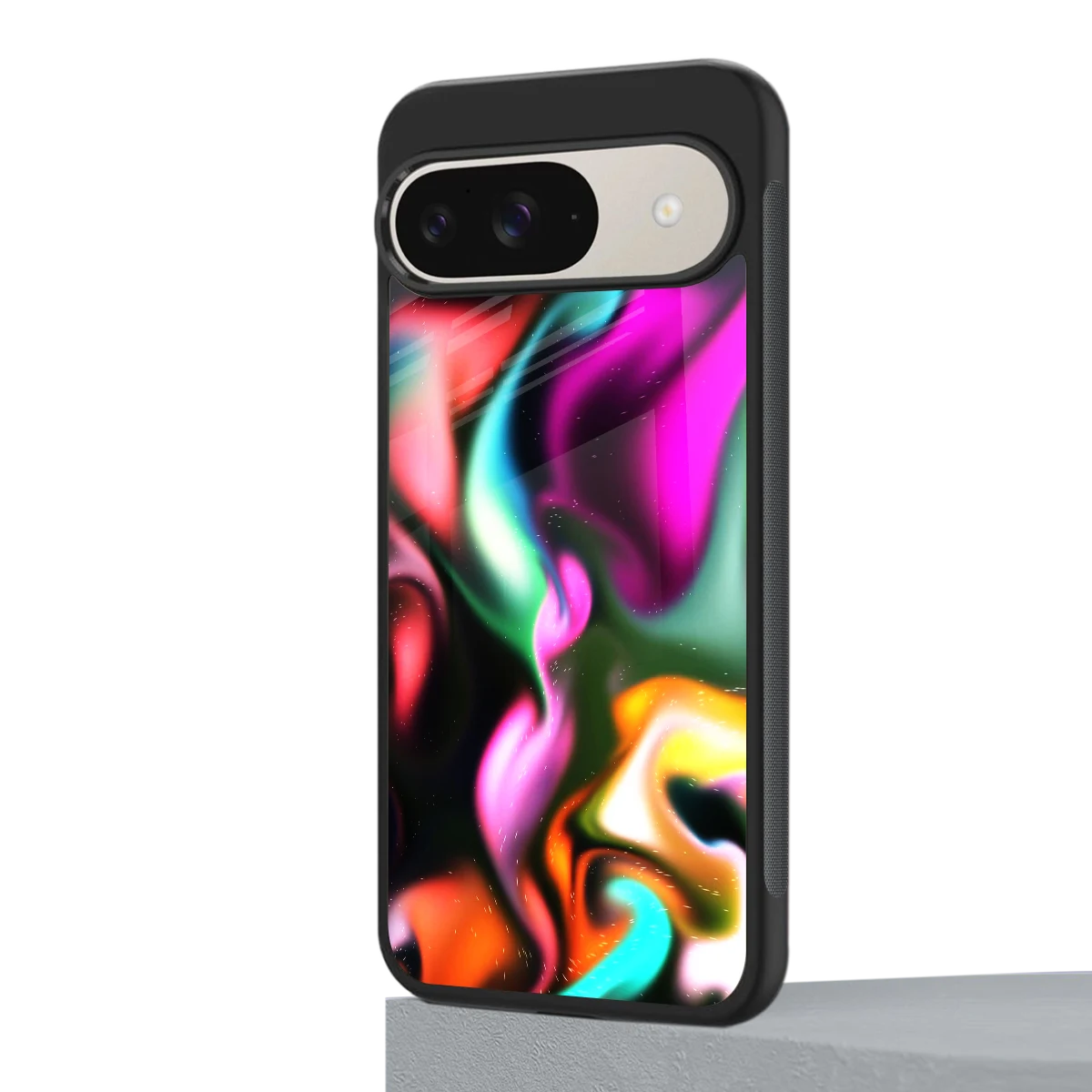 Aurora Glow google pixel 9 mobile cover | shockproof glass phone case