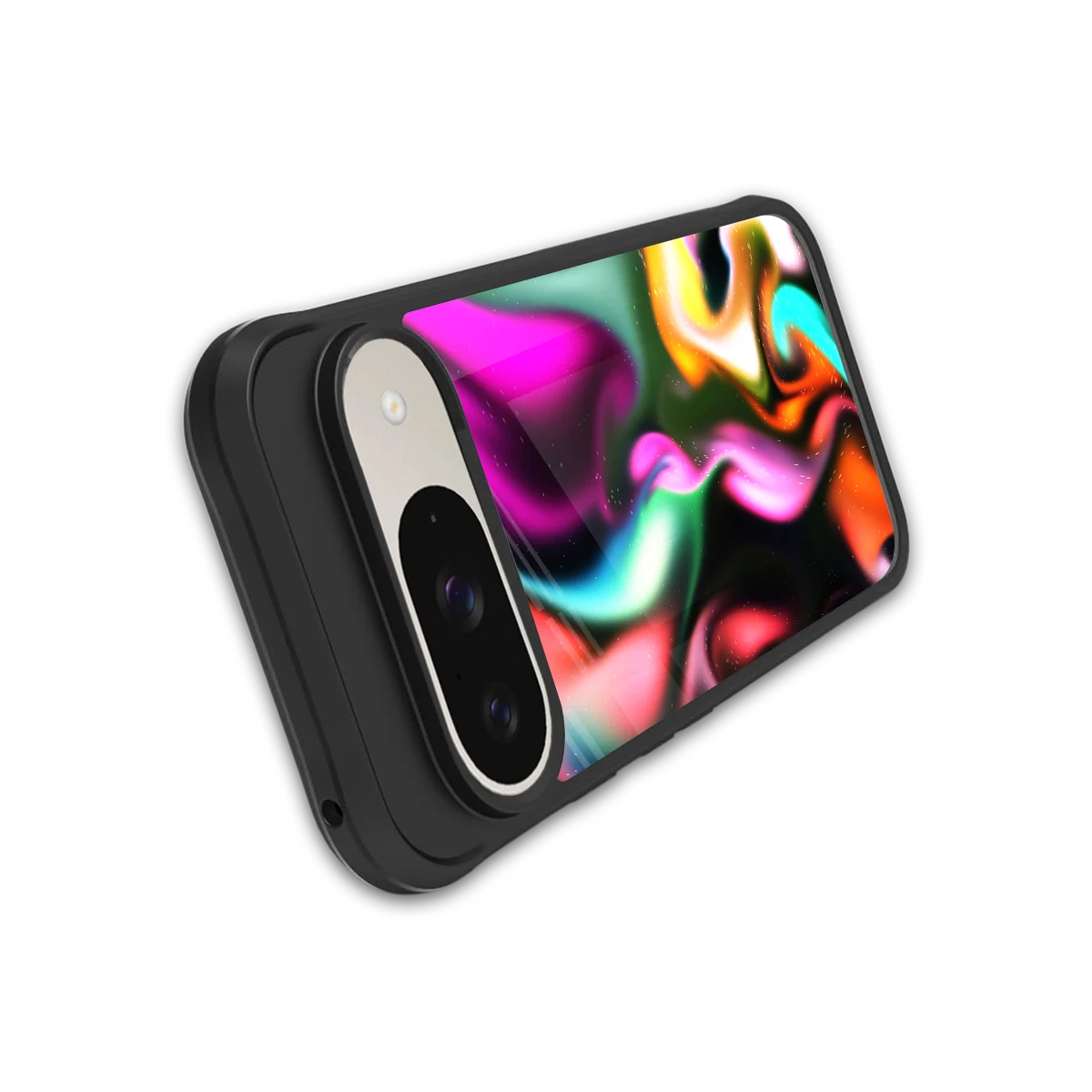 Aurora Glow stylish phone case for google pixel 9 | glossy glass and slim fit