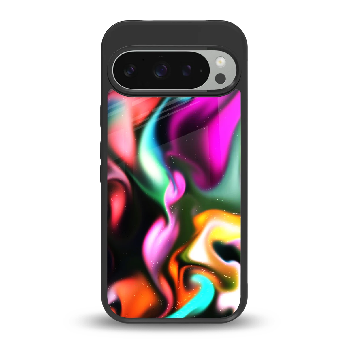 Aurora Glow back phone cover | glass case for google pixel 9 pro