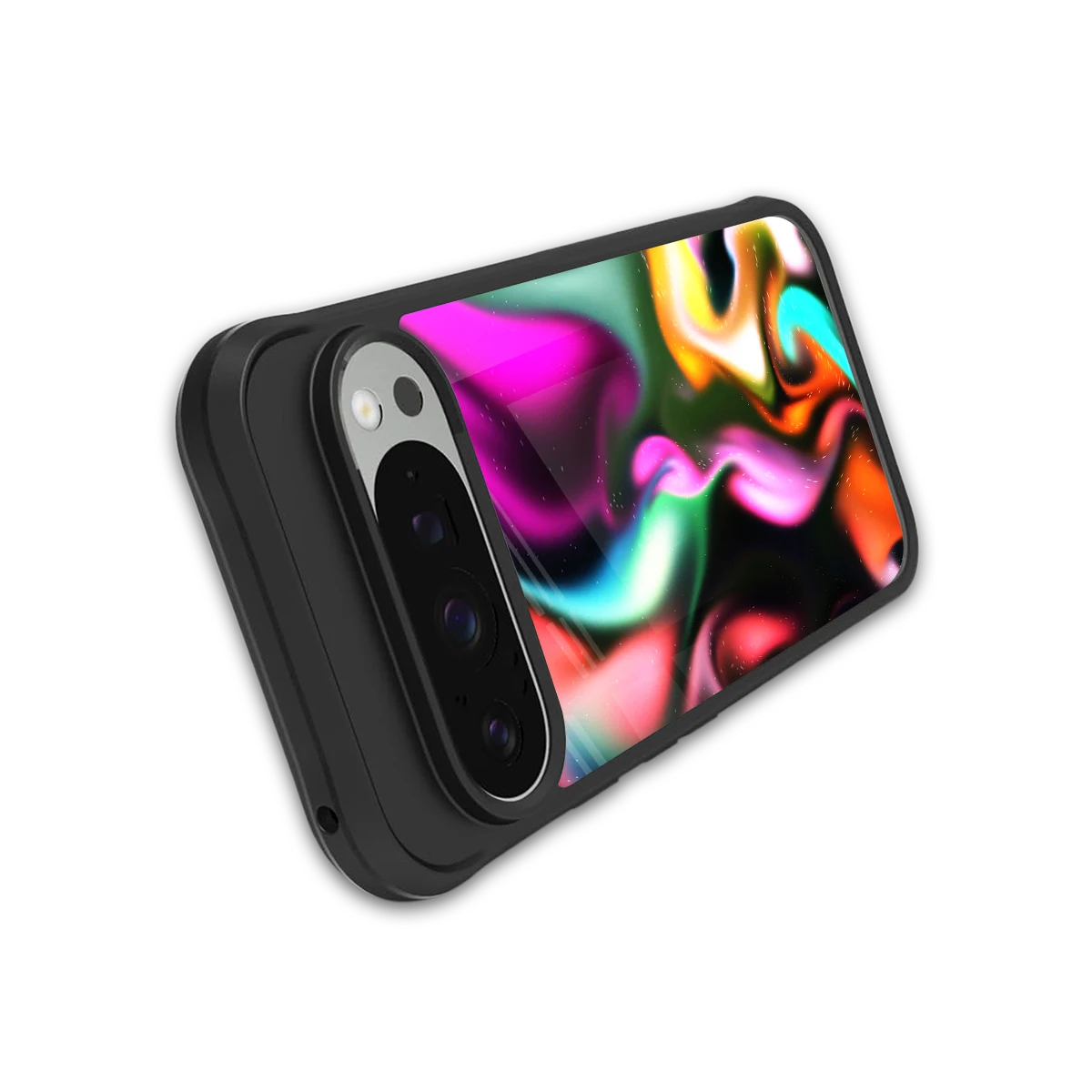 Aurora Glow stylish phone case for google pixel 9 pro xl | glossy glass and slim fit