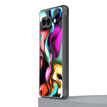 Aurora Glow google pixel 10a mobile cover | shockproof glass phone case